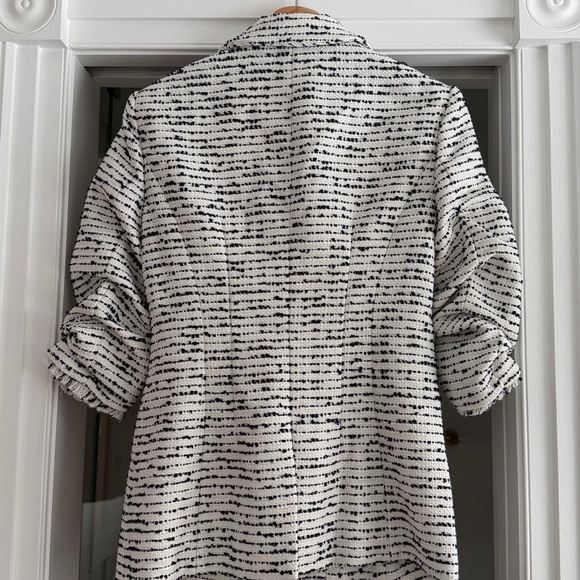 Cinq a sept Elegant Black and White Women's Jacket like new - Picture 5 of 6